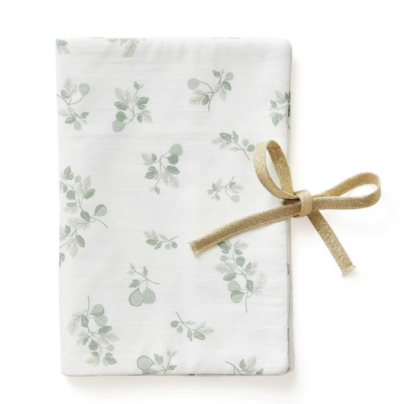 Protège carnet de santé coton bio imprimé figuier Protège carnet de santé coton bio imprimé figuier