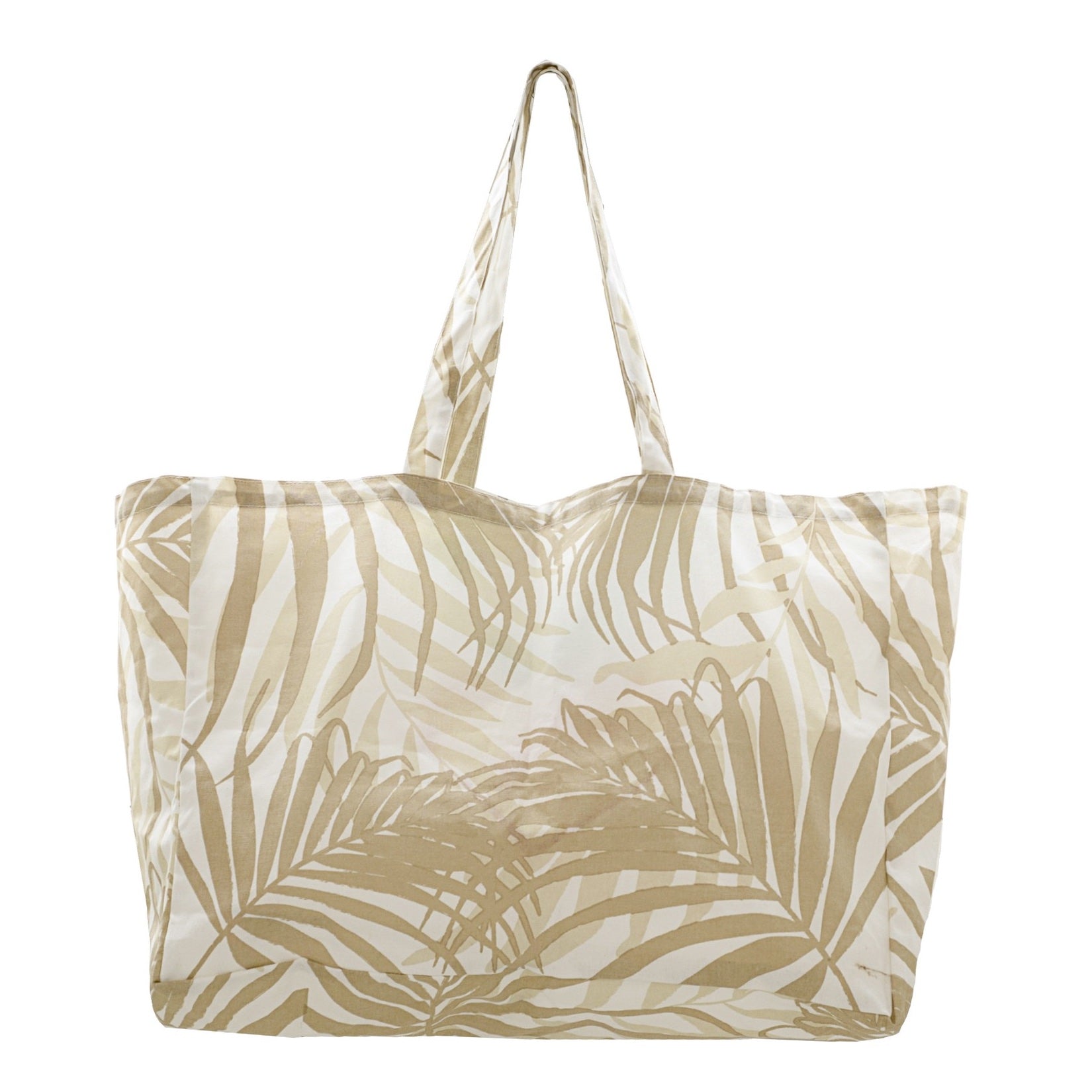 Sac de plage en coton 44x54x22 cm Sable Sac de plage en coton 44x54x22 cm Sable