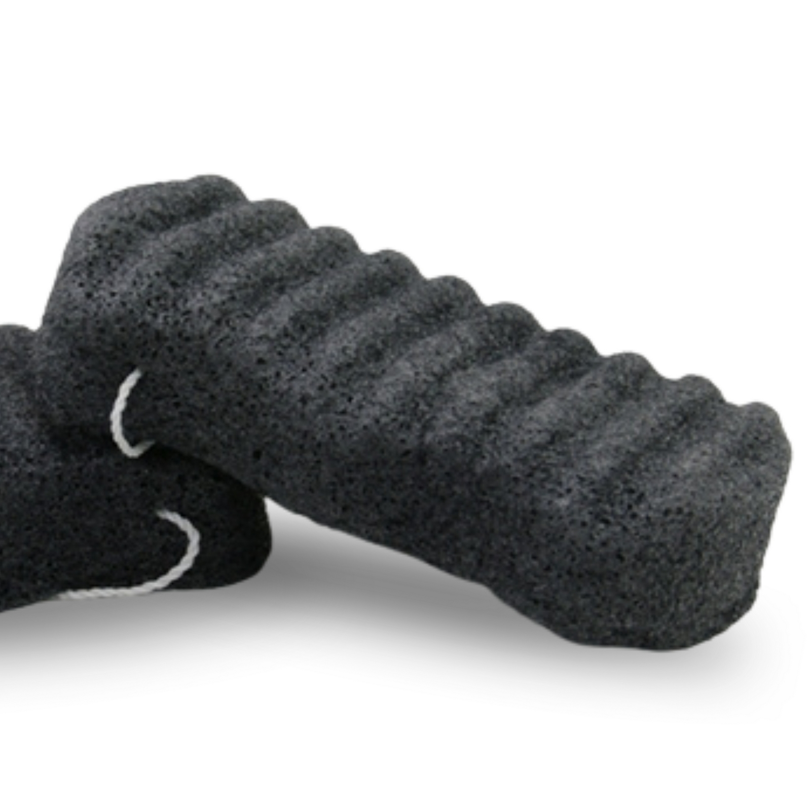 Eponge Konjac Naturelle XL Spéciale Corps au Charbon de Bambou Eponge Konjac Naturelle XL Spéciale Corps au Charbon de Bambou