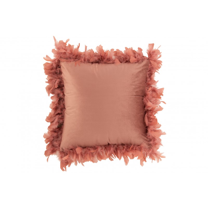 Coussin plumes polyester rose foncé 45x45cm Coussin plumes polyester rose foncé 45x45cm
