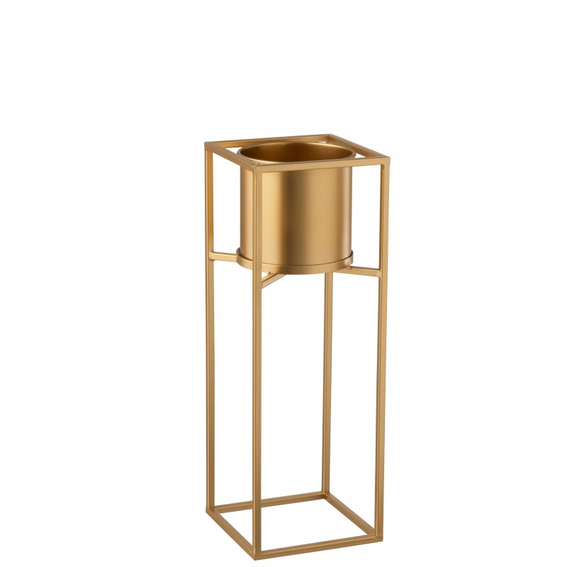 Cache-pot bas alu or H53,5cm Cache-pot bas alu or H53,5cm