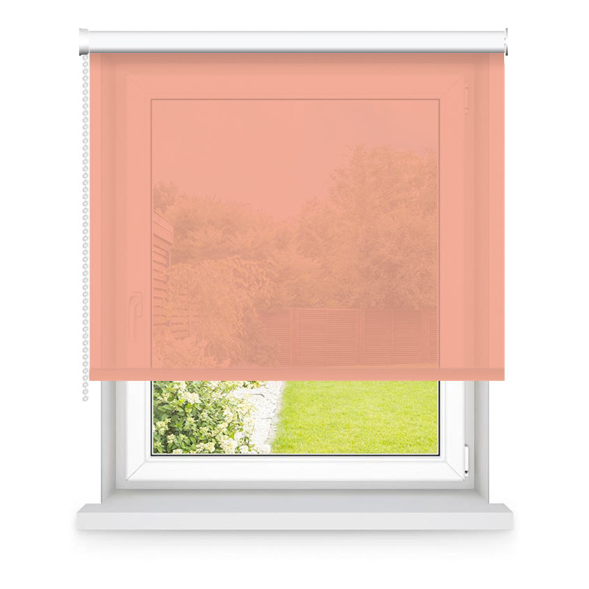Store enrouleur tamisant rose L90x H250cm Store enrouleur tamisant rose L90x H250cm