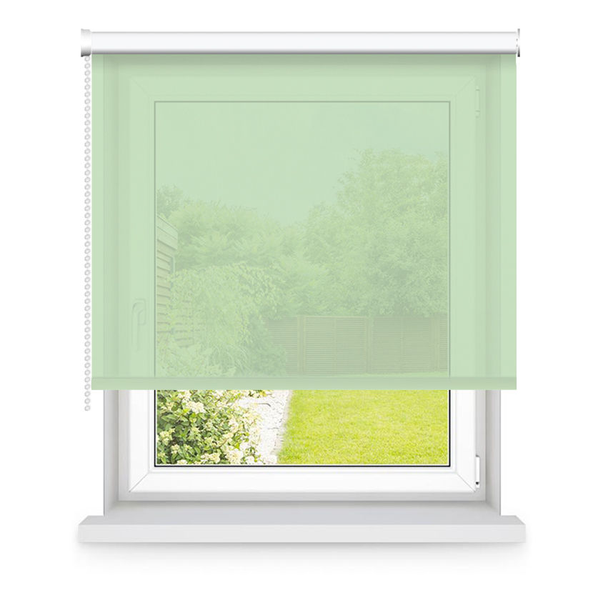 Store enrouleur tamisant vert pistache L150x H250cm Store enrouleur tamisant vert pistache L150x H250cm