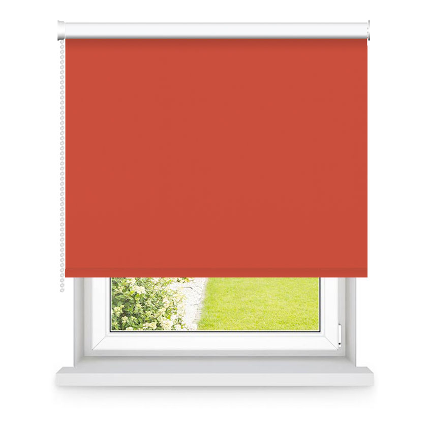 Store enrouleur occultant rouge Orangé L150x H250cm Store enrouleur occultant rouge Orangé L150x H250cm