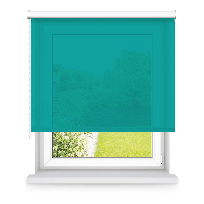 Store enrouleur tamisant turquoise L150x H250cm Store enrouleur tamisant turquoise L150x H250cm