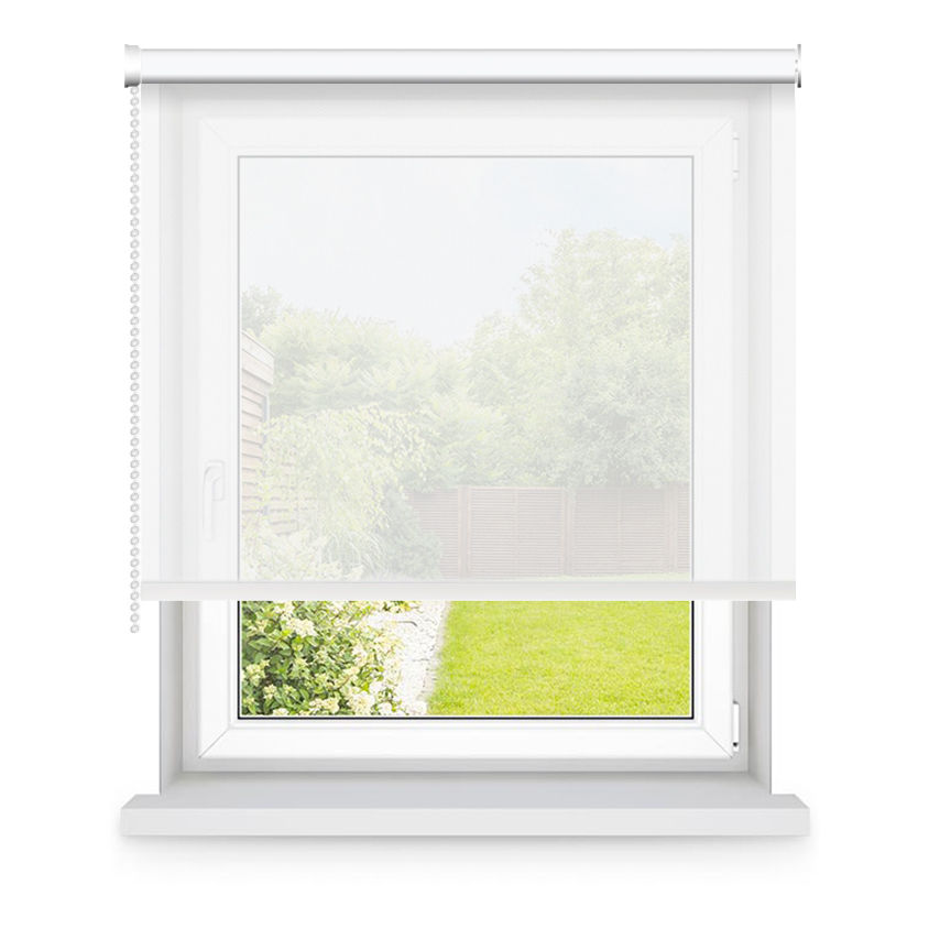 Store enrouleur tamisant blanc L120x H250cm Store enrouleur tamisant blanc L120x H250cm