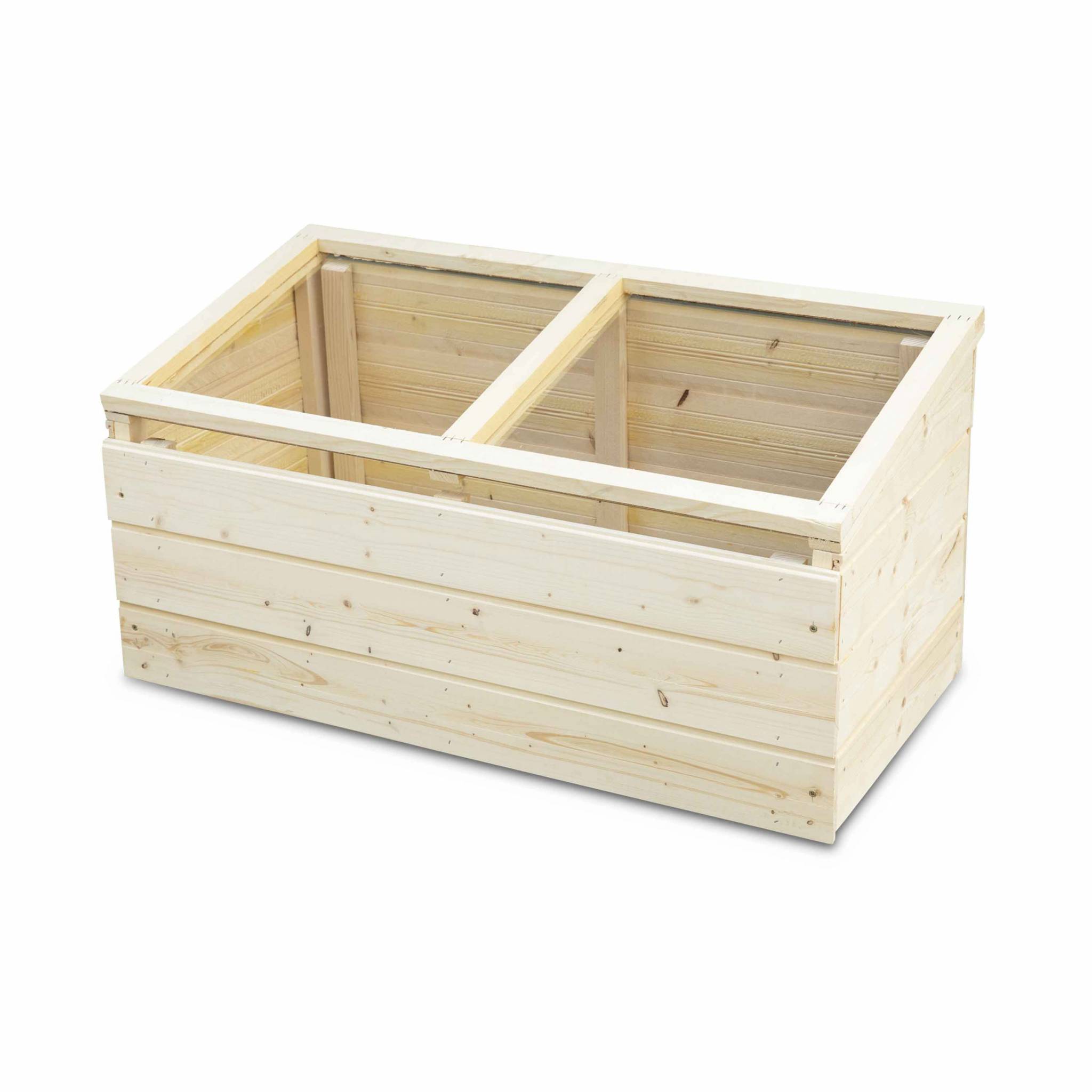 Carré potager en bois avec couvercle rabattable alice's garden Carré potager en bois avec couvercle rabattable alice's garden