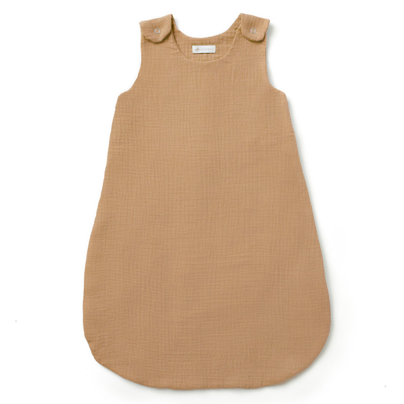 Gigoteuse été en double gaze de coton camel (6-24 mois) Gigoteuse été en double gaze de coton camel (6-24 mois)