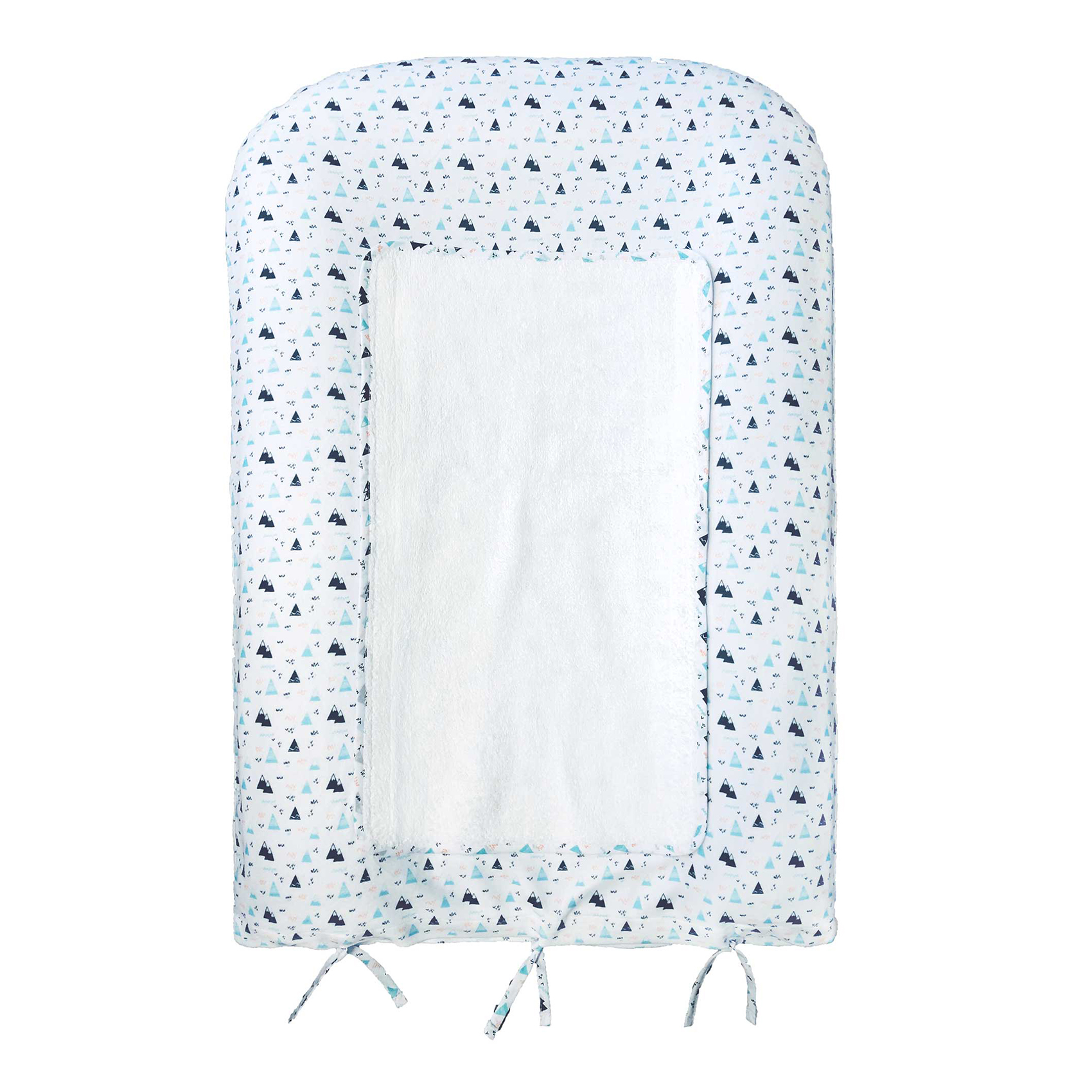 Matelas à langer et housse bébé boréale blancAqua 50x75 Matelas à langer et housse bébé boréale blancAqua 50x75