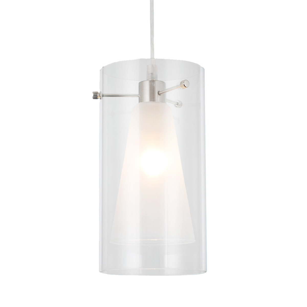 Suspension en verre transparent Suspension en verre transparent