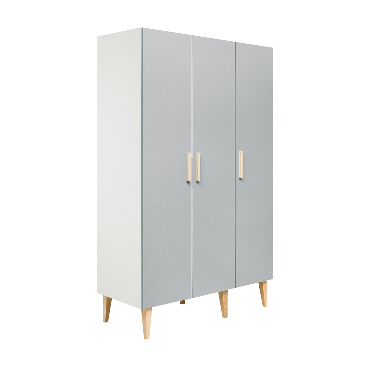 Armoire 3 portes blanc gris Armoire 3 portes blanc gris