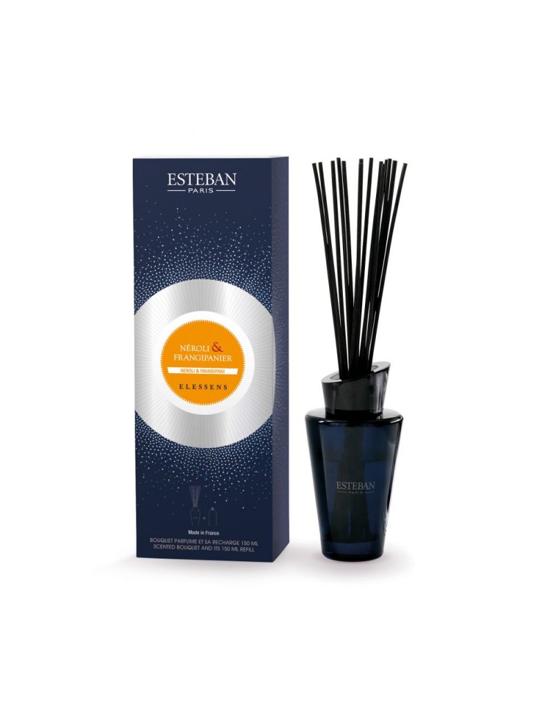 Bouquet parfumé et sa recharge 150ml néroli et frangipanier Bouquet parfumé et sa recharge 150ml néroli et frangipanier