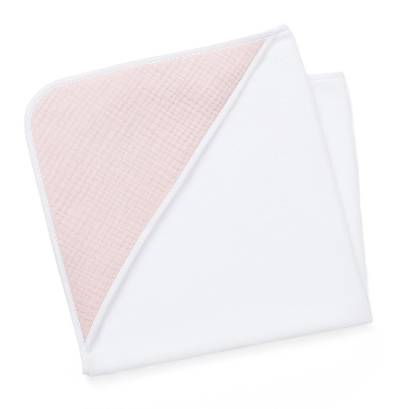 Cape de bain bébé rose pale Cape de bain bébé rose pale