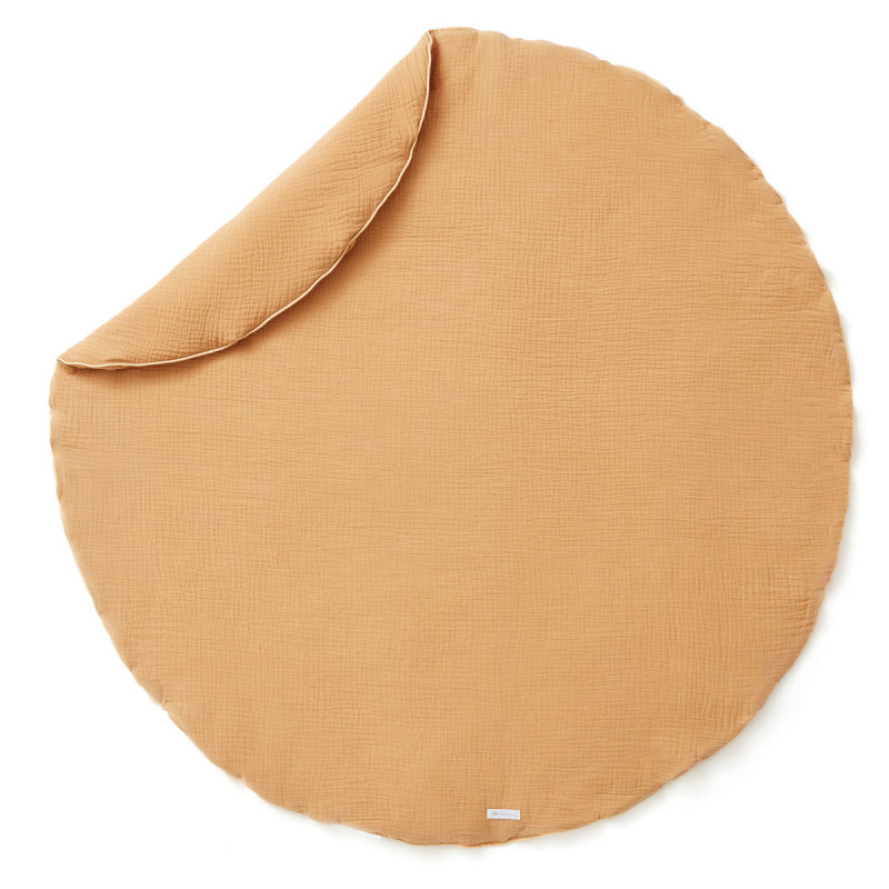 Tapis d'éveil rond camel Tapis d'éveil rond camel