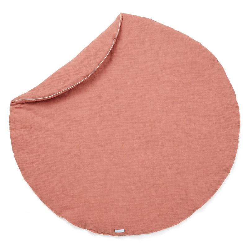 Tapis d'éveil rond marsala Tapis d'éveil rond marsala