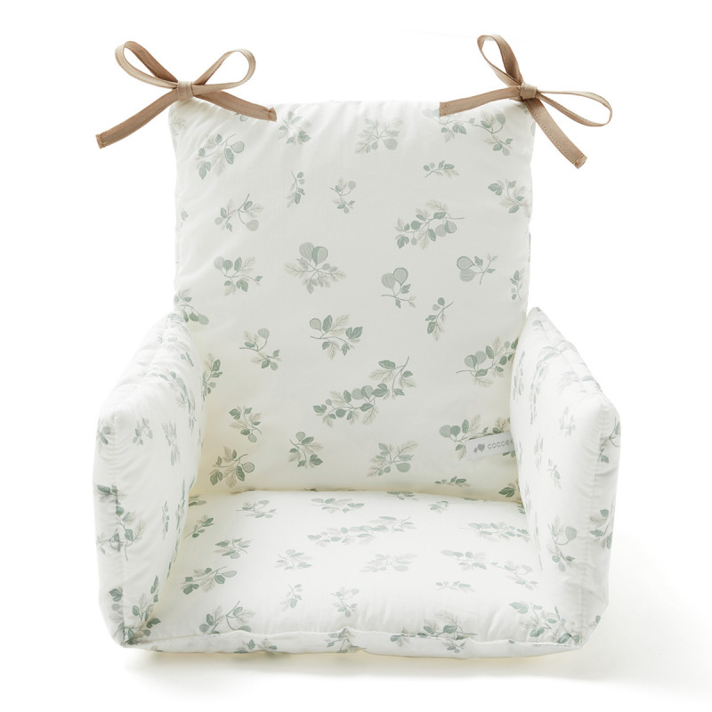 Coussin chaise haute imprimé figuier Coussin chaise haute imprimé figuier