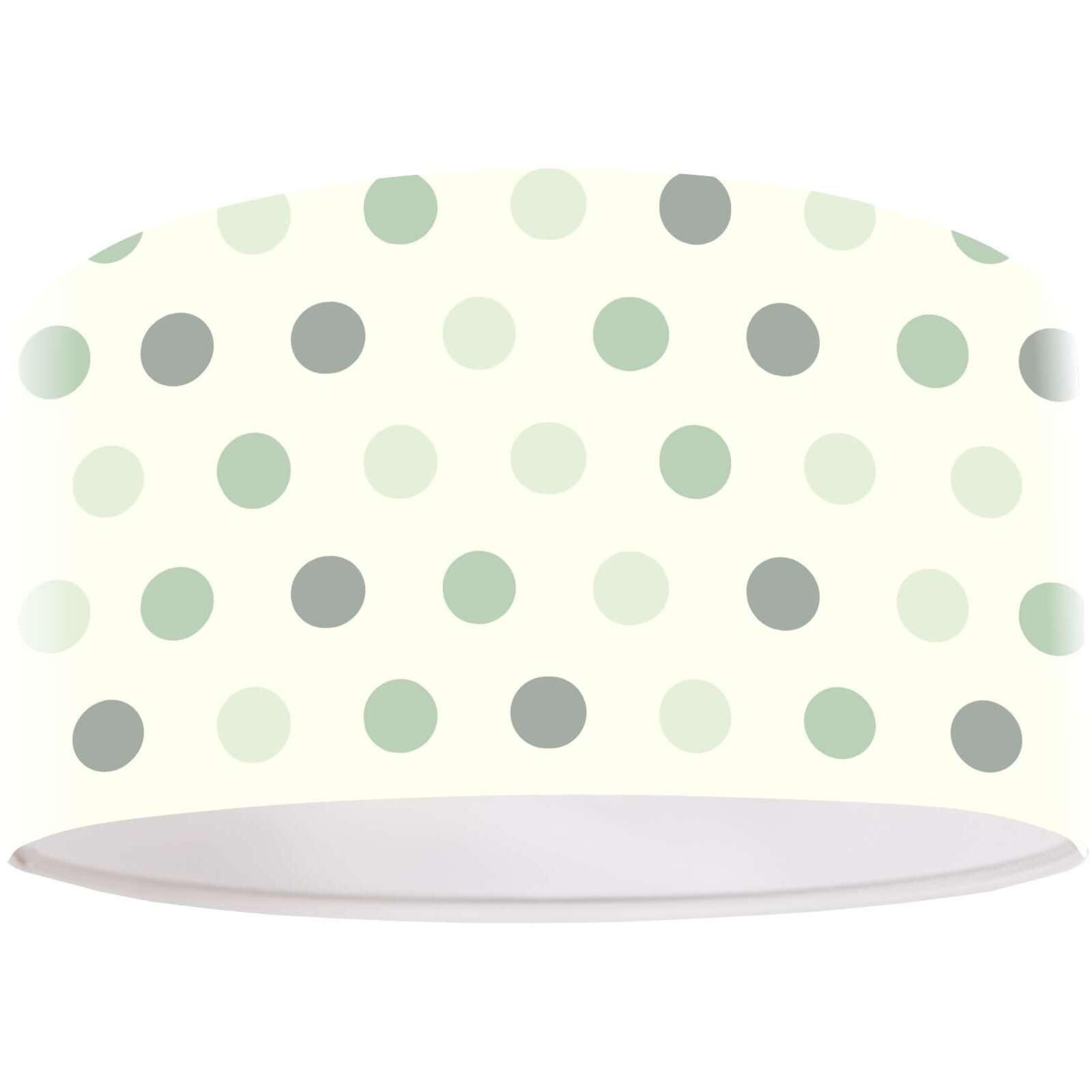 Suspension enfant abat-jour tissu multicolore et blanc Ø 40 Suspension enfant abat-jour tissu multicolore et blanc Ø 40