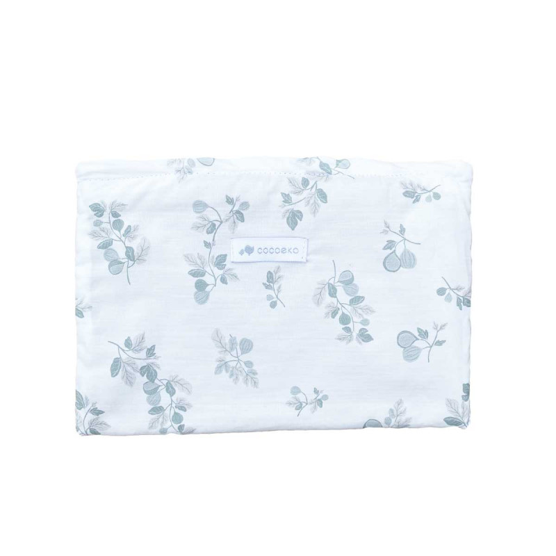 Pochette plate bi-matiere imprimé figuier Pochette plate bi-matiere imprimé figuier