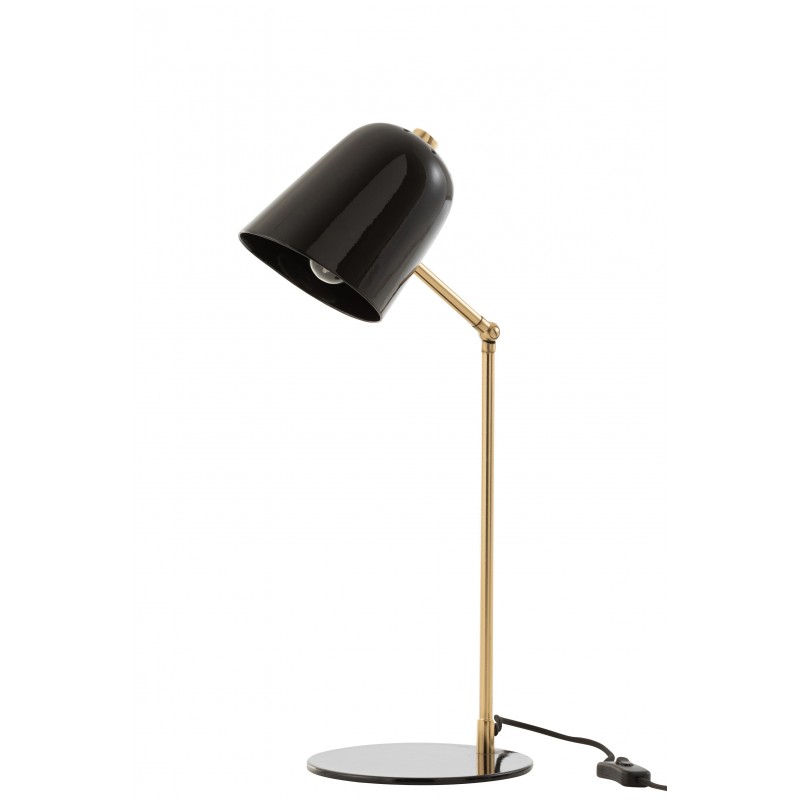 Lampe de bureau métal noir/or Lampe de bureau métal noir/or
