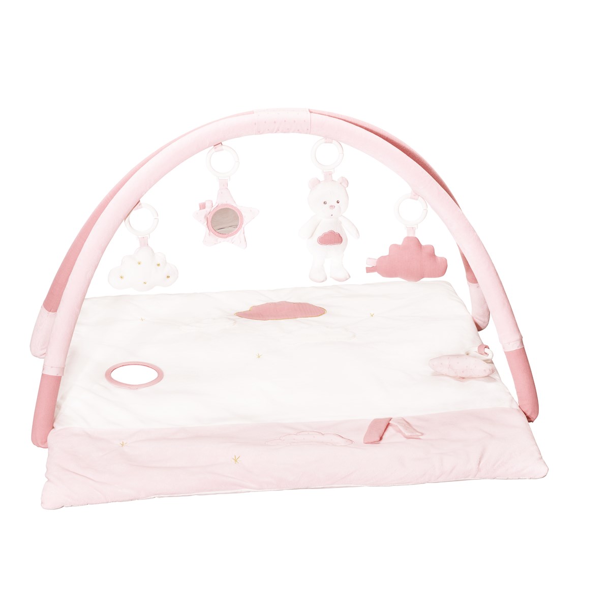 Tapis d'éveil en velours rose Tapis d'éveil en velours rose
