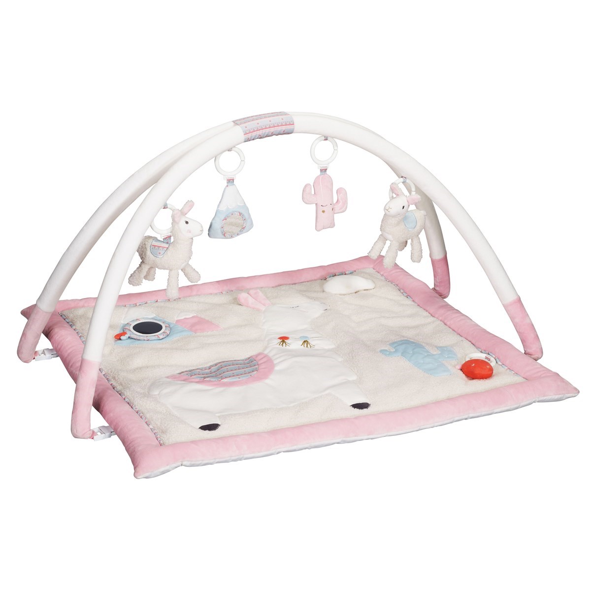 Tapis d'eveil en velours blanc Tapis d'eveil en velours blanc