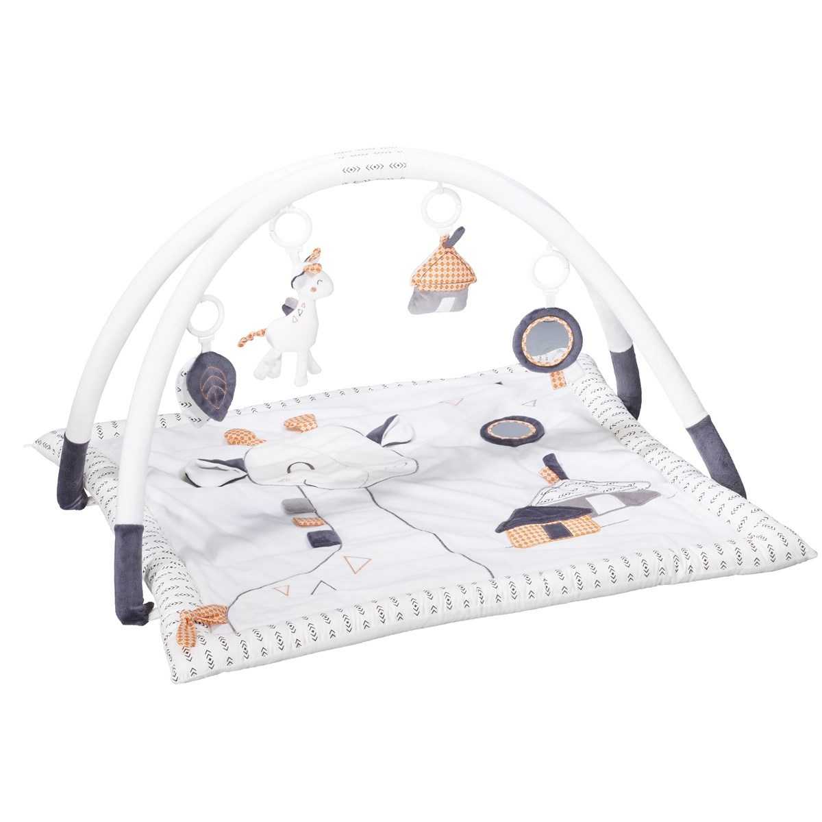 Tapis d'eveil en velours blanc Tapis d'eveil en velours blanc