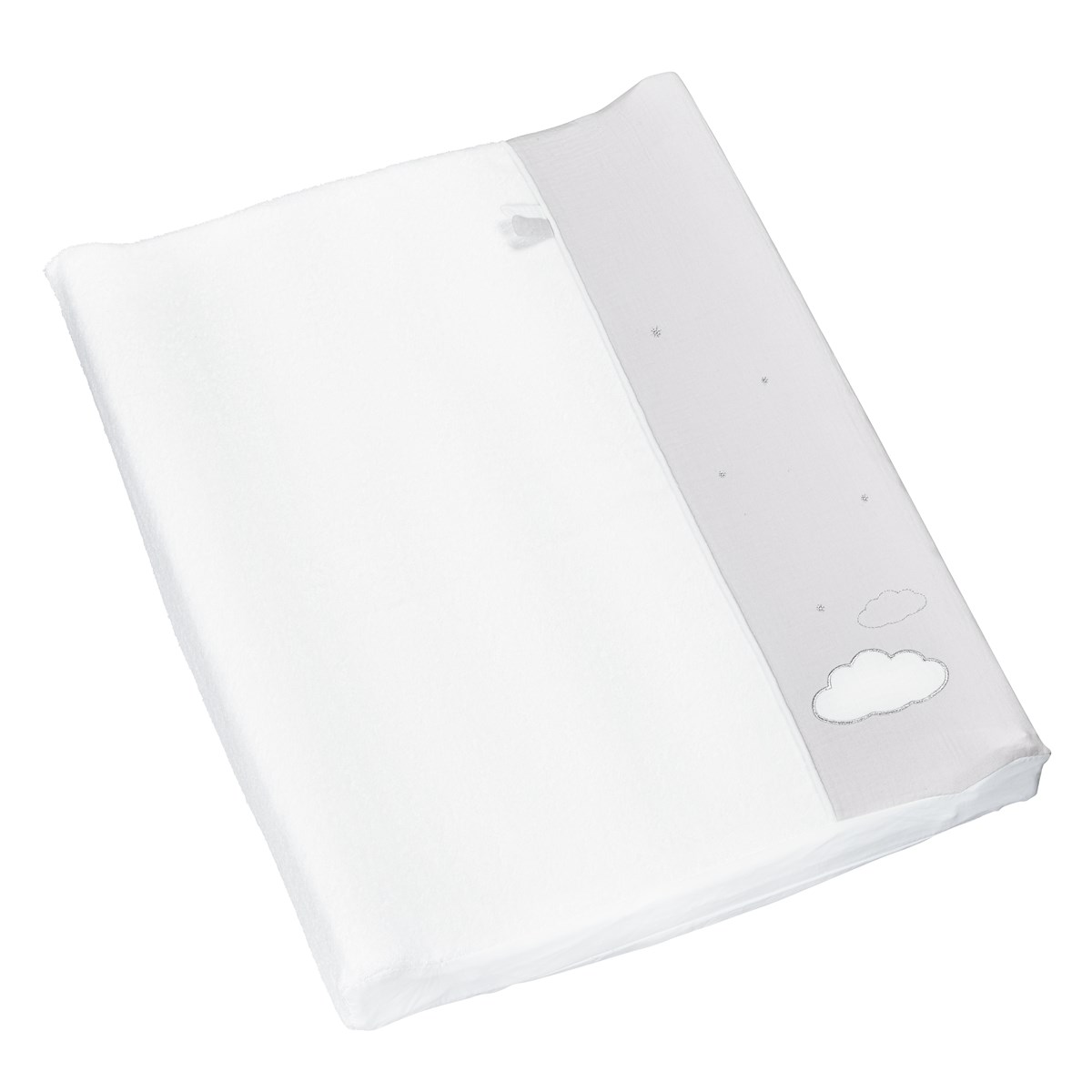 Matelas à langer en coton blanc Matelas à langer en coton blanc