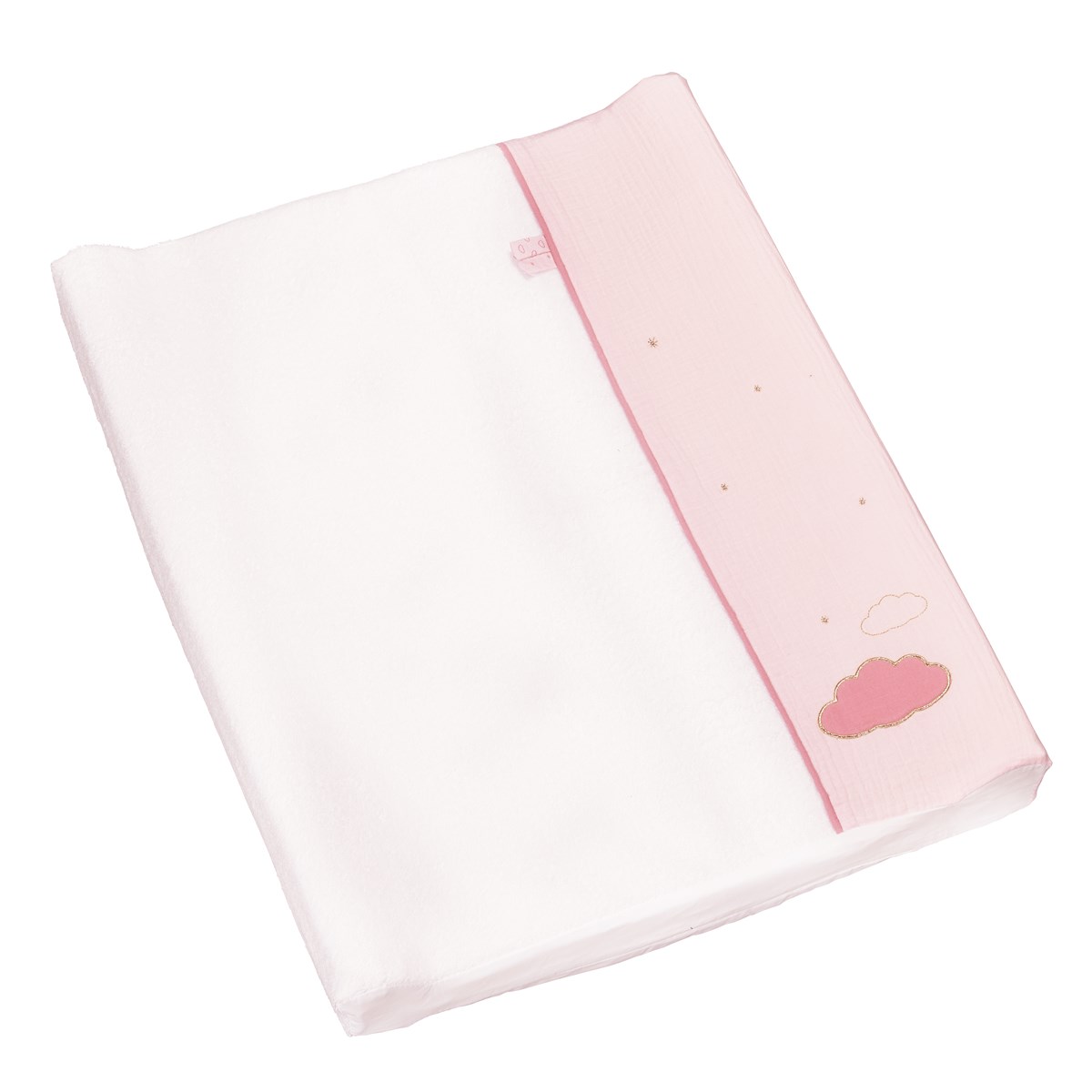 Matelas à langer en coton rose Matelas à langer en coton rose