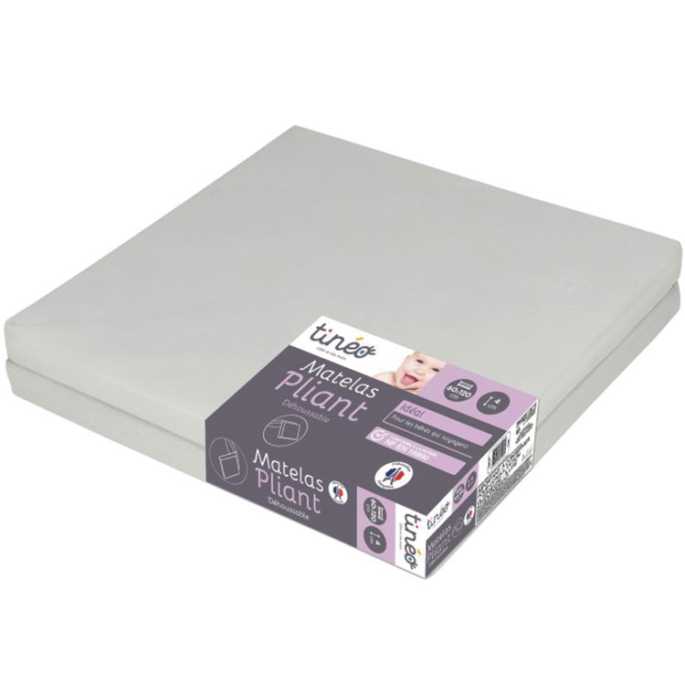 Matelas bébé pliant 2 parties 60x120cm Matelas bébé pliant 2 parties 60x120cm