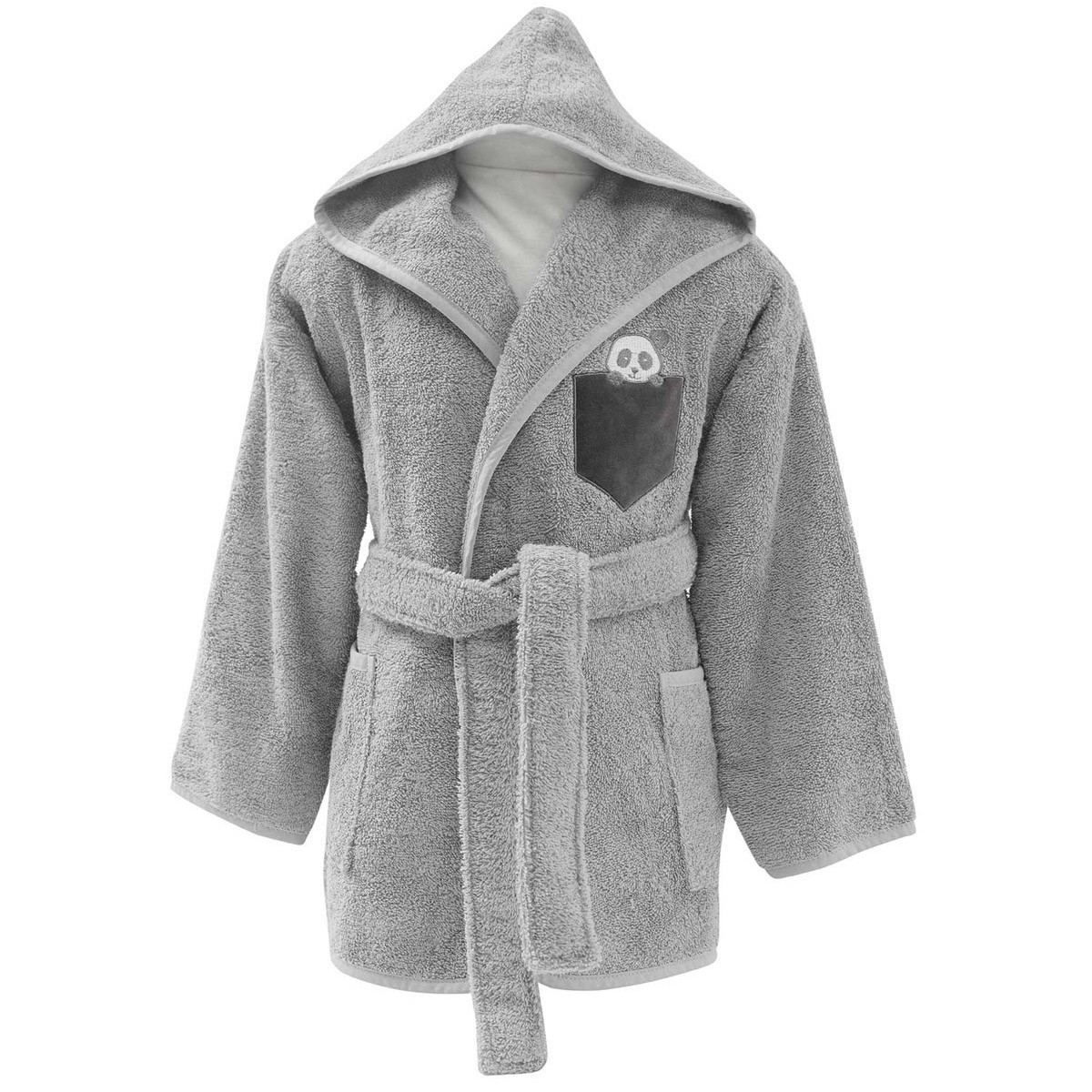Peignoir de bain enfant Gris Perle 04 ans Peignoir de bain enfant Gris Perle 04 ans