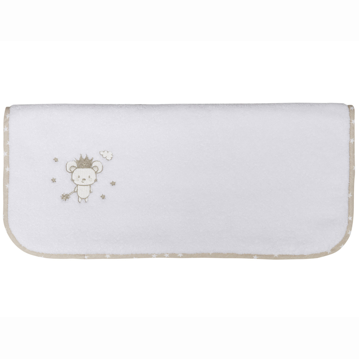 Serviette de toilette en coton peig Blanc 50x90 cm Serviette de toilette en coton peig Blanc 50x90 cm