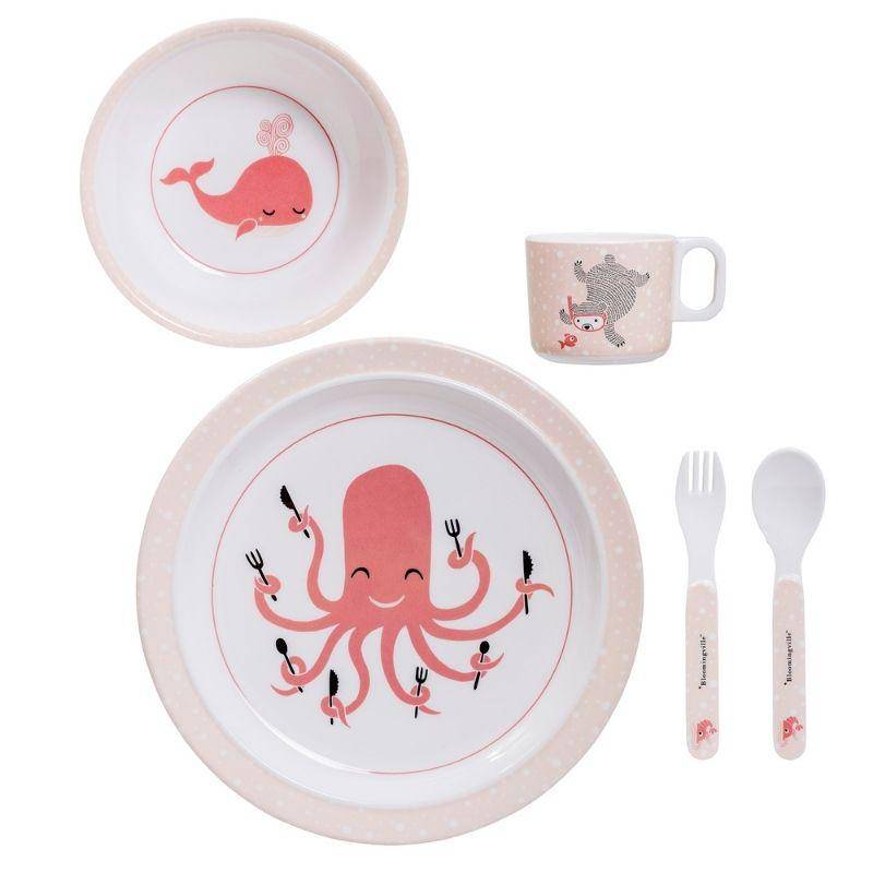 Coffret repas rose Coffret repas rose