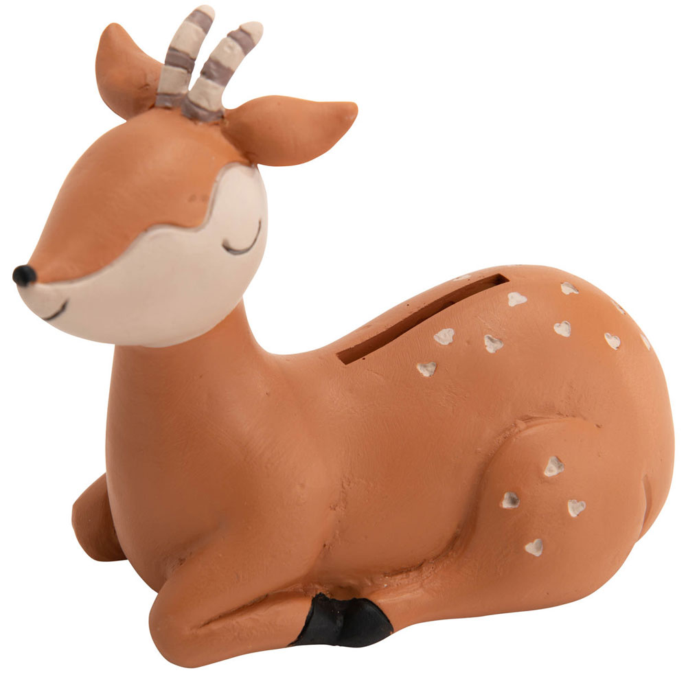 Petite tirelire gazelle en résine Petite tirelire gazelle en résine