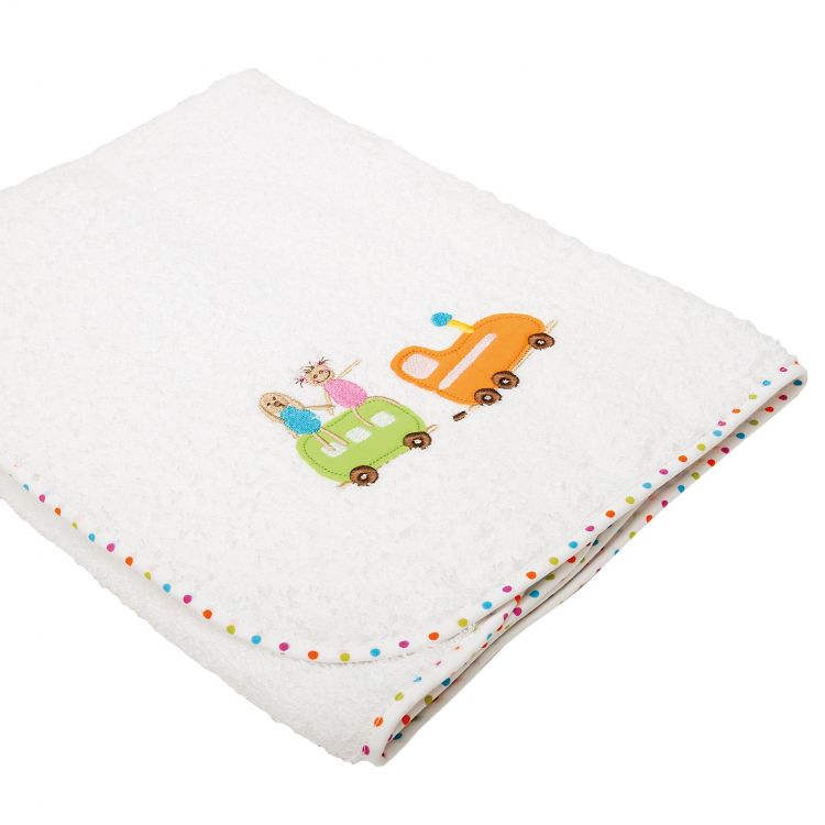 Serviette de toilette enfant coton blanc 75x75 Serviette de toilette enfant coton blanc 75x75