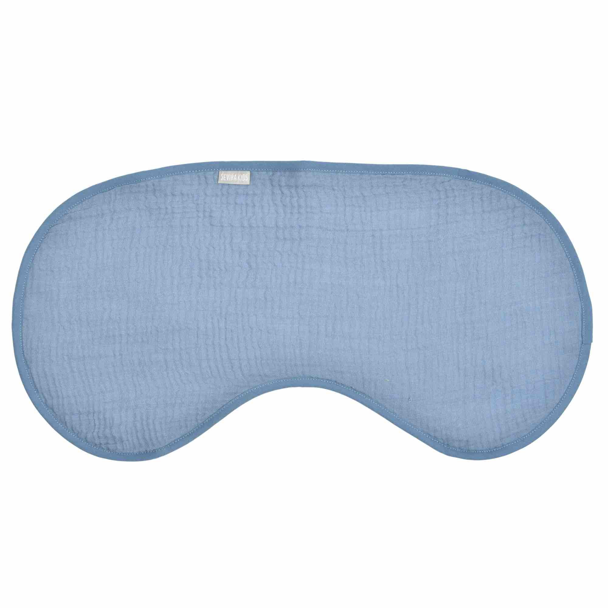 Bavoir d'épaule en gaze de coton et bambou denim bébé Bavoir d'épaule en gaze de coton et bambou denim bébé