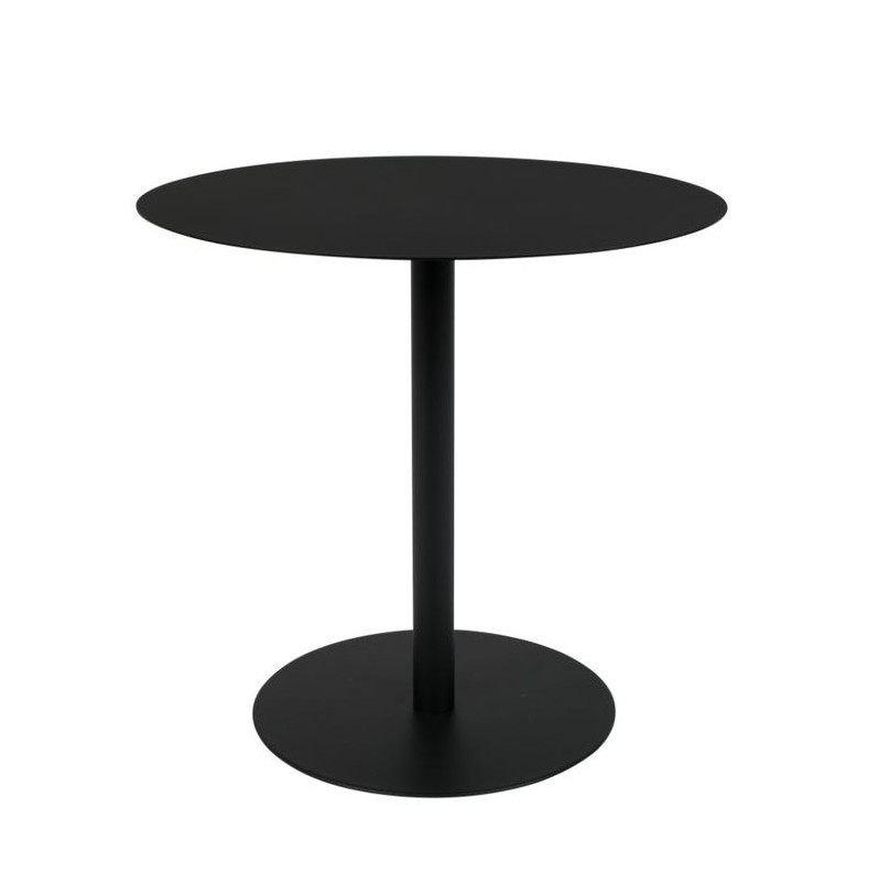 Table d’appoint en acier noir