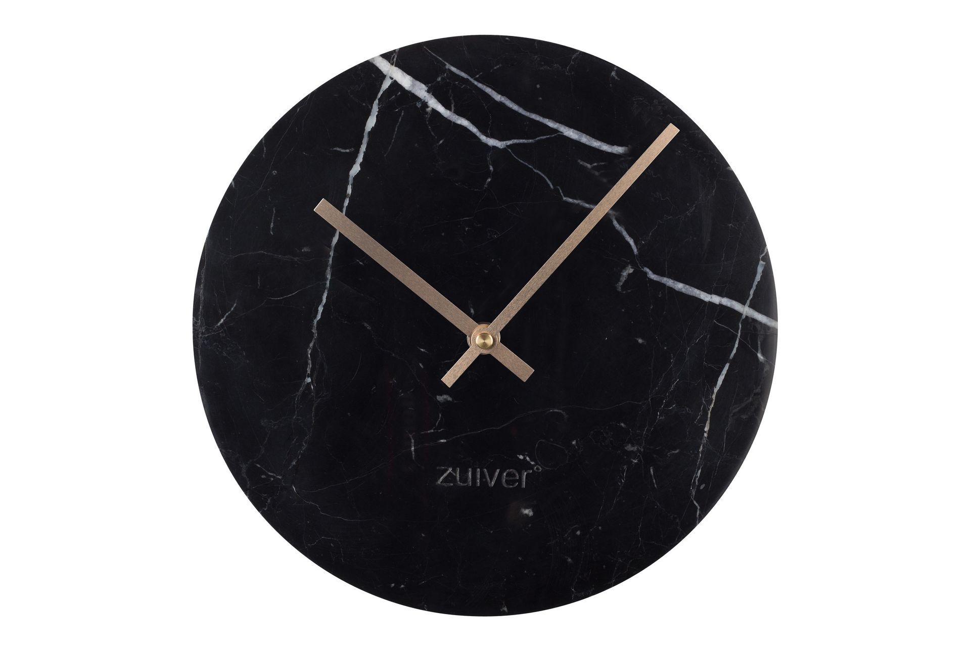 Horloge en marbre noir