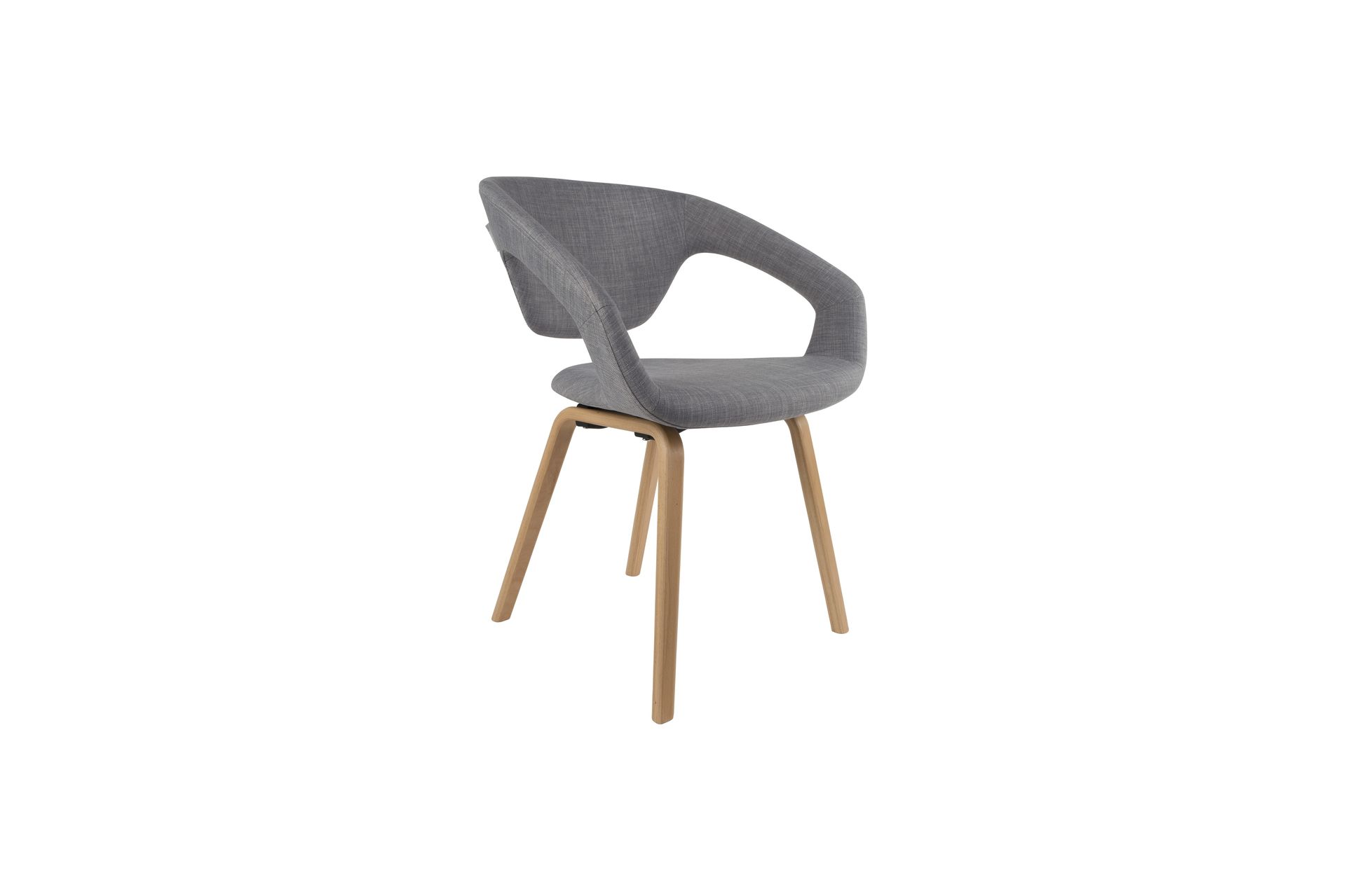 Fauteuil en tissu gris Fauteuil en tissu gris