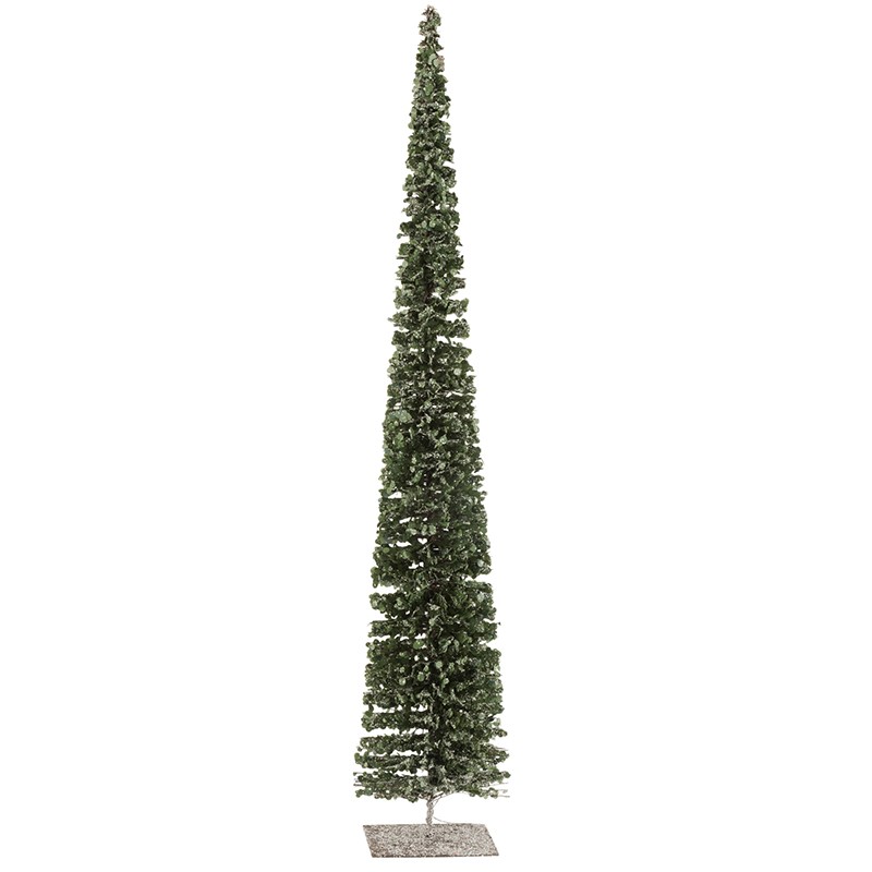 Arbre décoratif neige plastique vert H80cm Arbre décoratif neige plastique vert H80cm