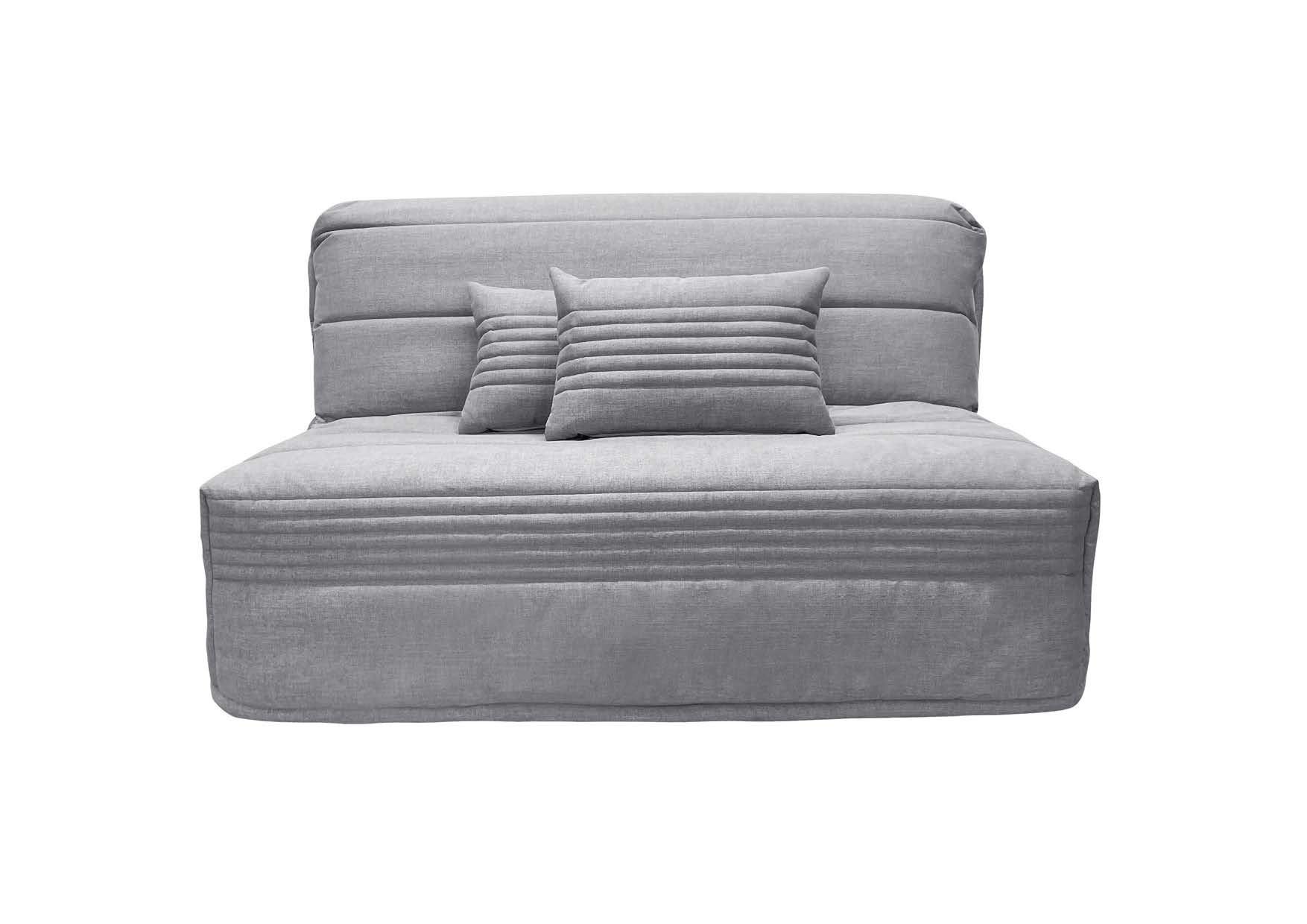 Banquette convertible BZ 3 places gris clair