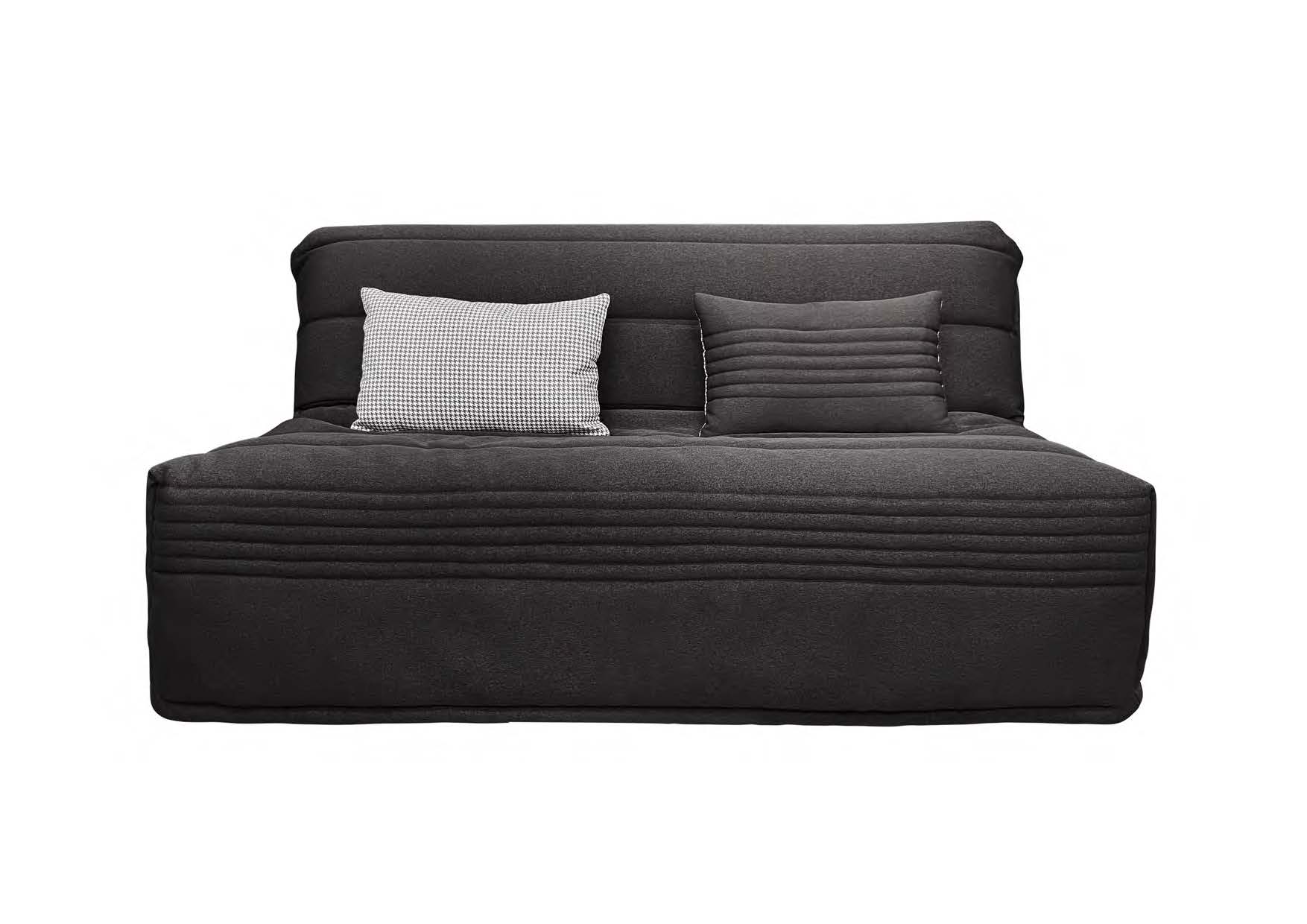 Banquette convertible BZ 3 places gris ardoise
