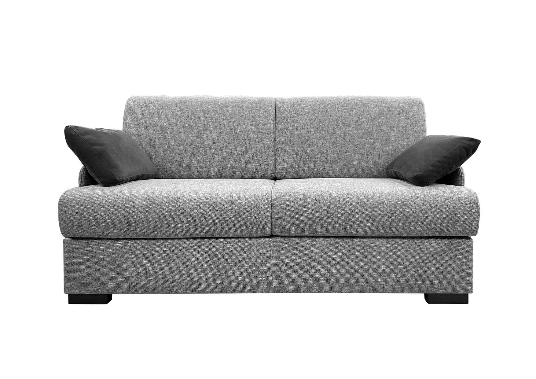 Canapé convertible 3 places gris - matelas SIMMONS Canapé convertible 3 places gris - matelas SIMMONS