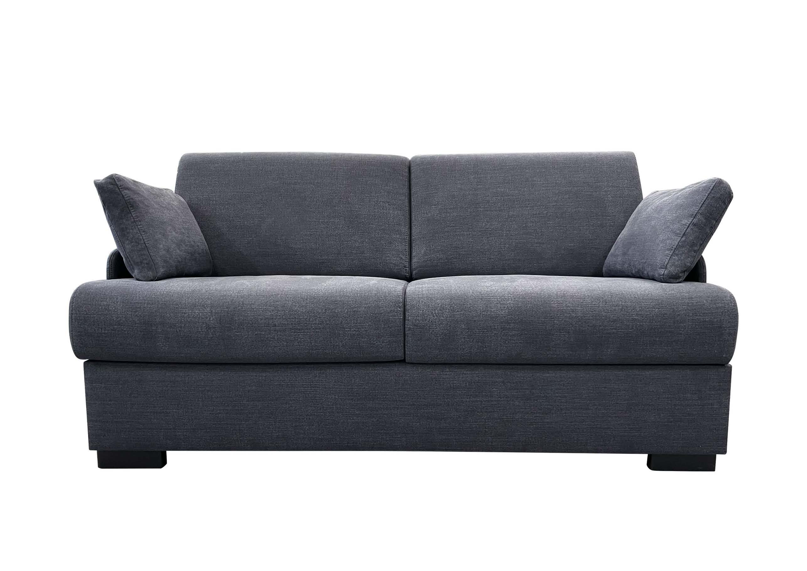 Canapé convertible 3 places gris bleu
