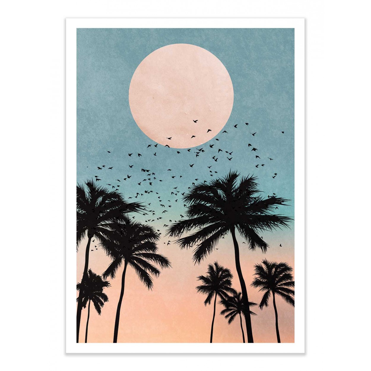 SUNRISE - KUBISTIKA - Affiche d'art 50 x 70 cm SUNRISE - KUBISTIKA - Affiche d'art 50 x 70 cm