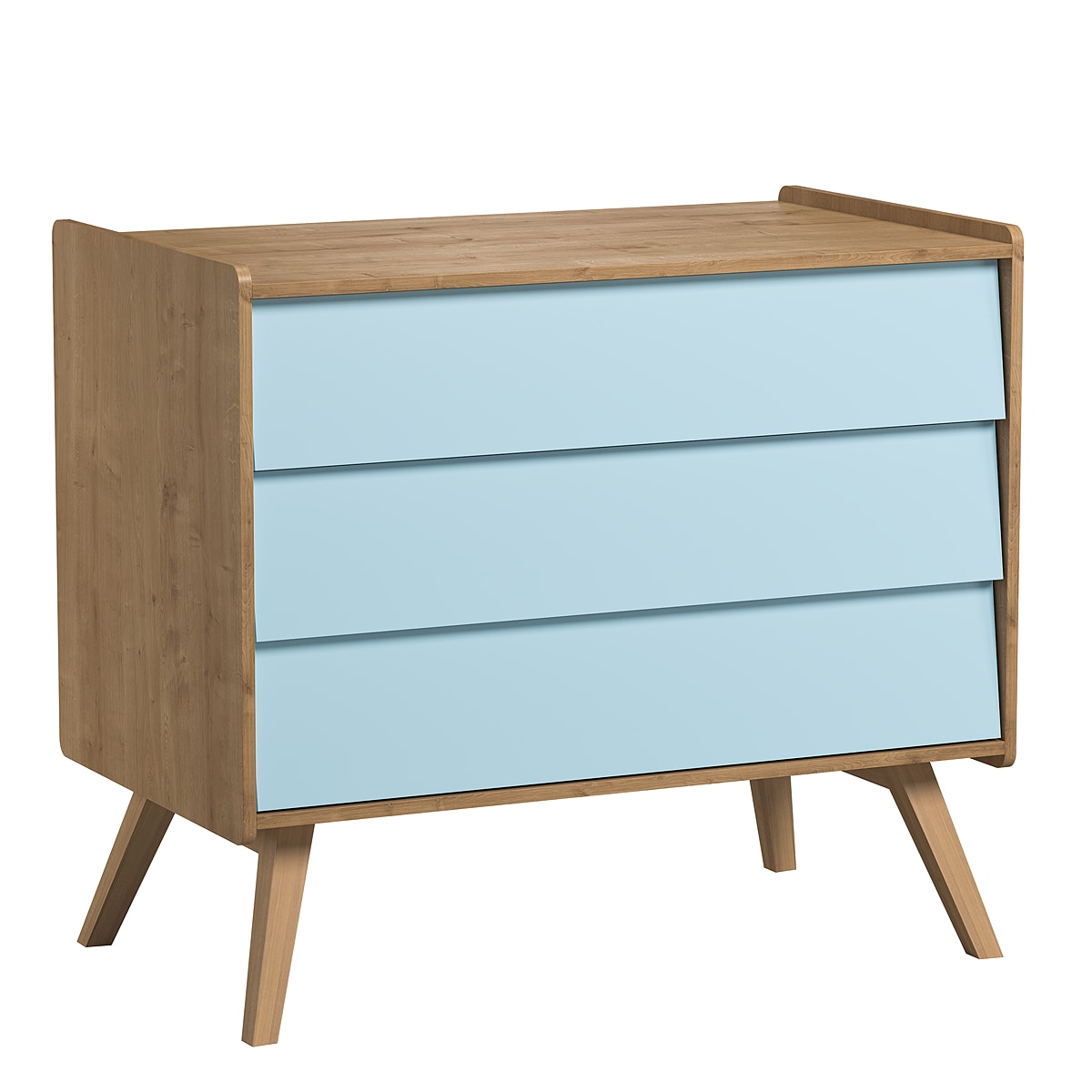Commode bois bleu Commode bois bleu