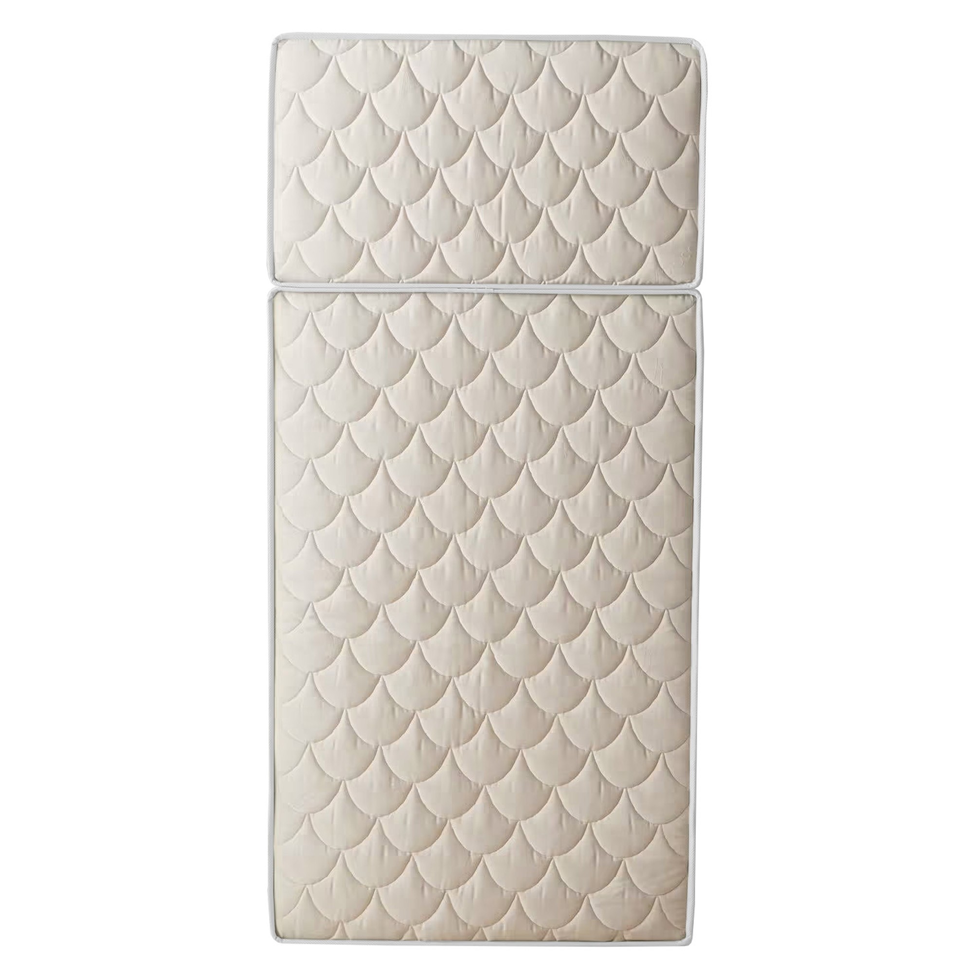 Matelas évolutif bio coton 2 blocs mousse 90x190 Matelas évolutif bio coton 2 blocs mousse 90x190