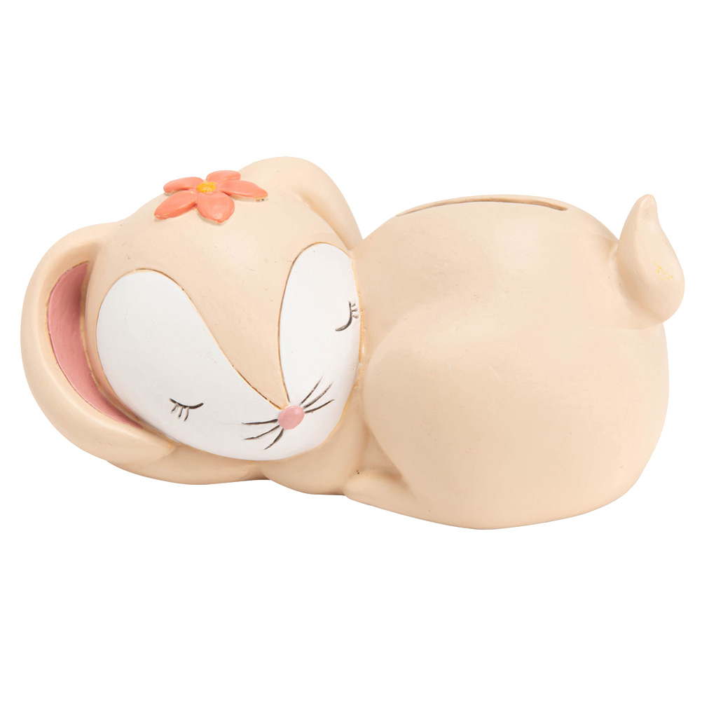 Petite tirelire lapine rose Petite tirelire lapine rose