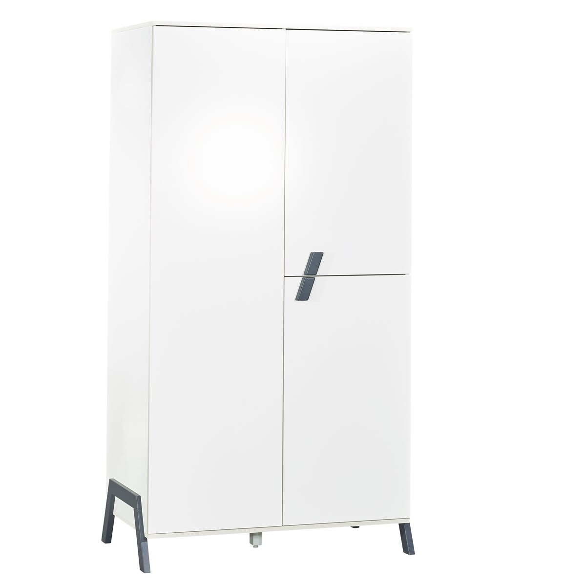 Armoire 3 portes en bois blanc Armoire 3 portes en bois blanc