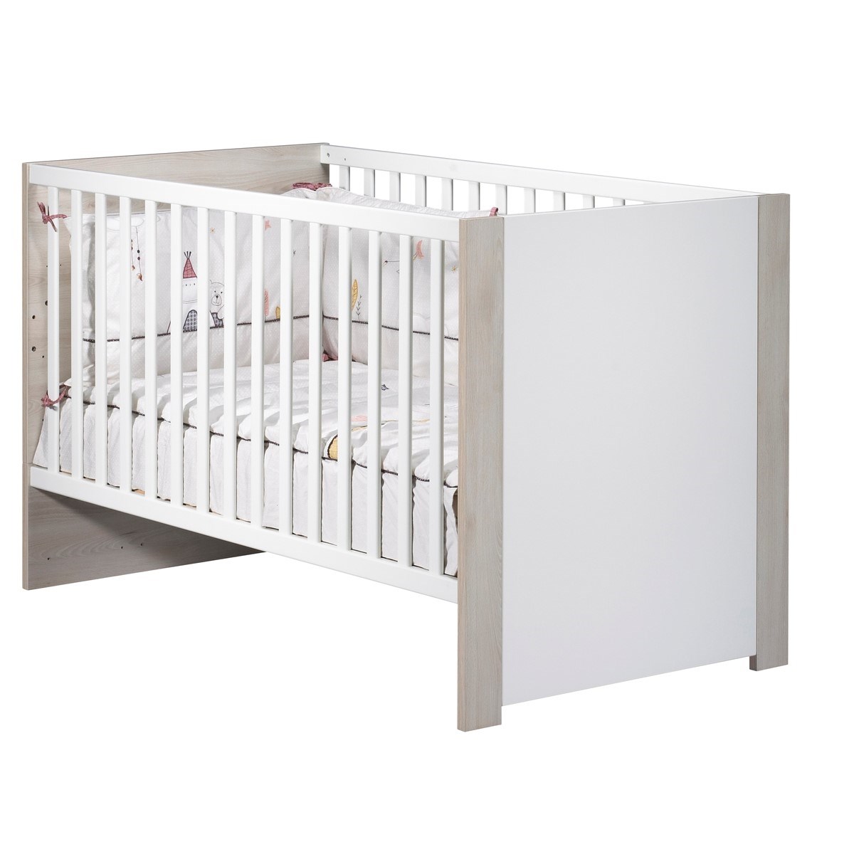 Lit 140x70 en bois blanc Lit 140x70 en bois blanc