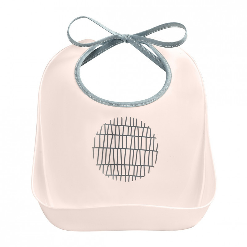 Bavoir d'apprentissage rose Bavoir d'apprentissage rose